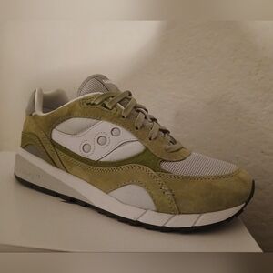 NIB, Saucony Shadow 6000 Premium Sneakers, Olive/White, Size 11